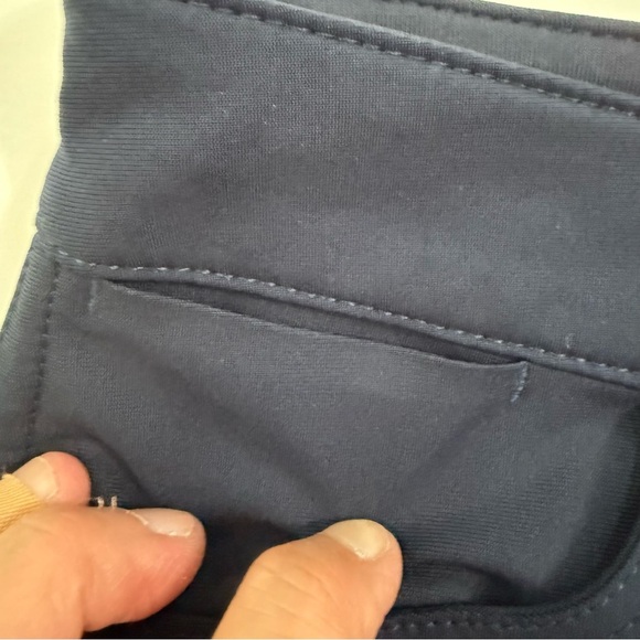 Lululemon city sleek 5 pocket pant ankle chino true navy warpstreme size 8 woman - Picture 13 of 13